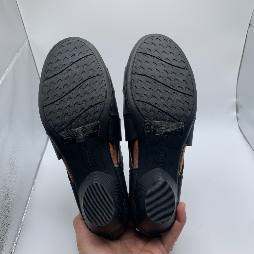 NWB Women's Cobb Hill Laurel Woven black leather size 6.5M heels 1816 - Picture 10 of 10